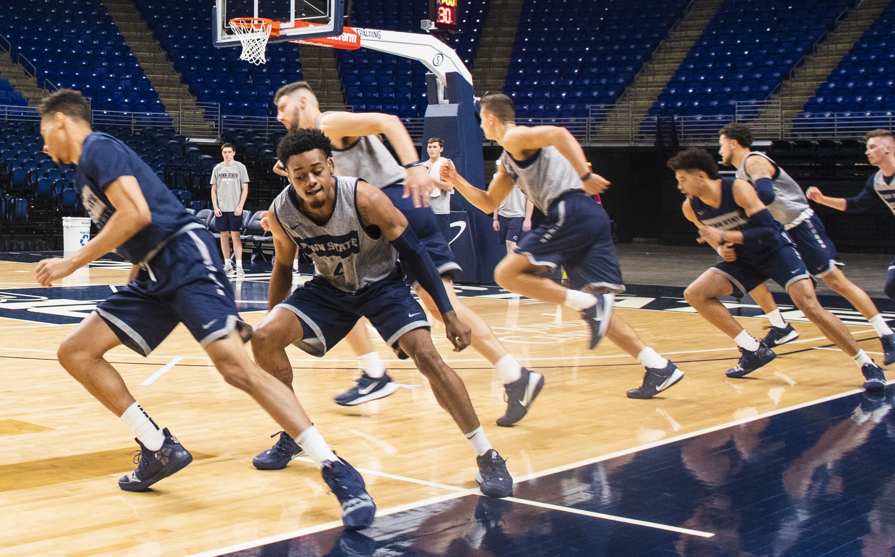 Basketball Media Day, Team Running